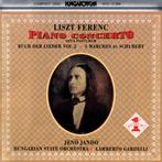 LISZT Piano concerto CD JANDO HUNGAROTON, Ophalen of Verzenden, Romantiek, Gebruikt, Kamermuziek