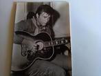 Ricky Nelson met gitaar . Zwart / Wit Kaart, Ophalen of Verzenden