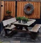Stoere robuste stevige picknicktafel, Tuin en Terras, Picknicktafels, Ophalen, Gebruikt, Rechthoekig