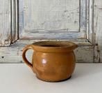 Provençaalse vuurpot met tuit en oor antiek, Ophalen of Verzenden