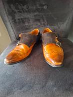 Reinhard Frans Custom Made Herenschoenen - Gespschoenen, Bruin, Ophalen of Verzenden, Gespschoenen, Gedragen