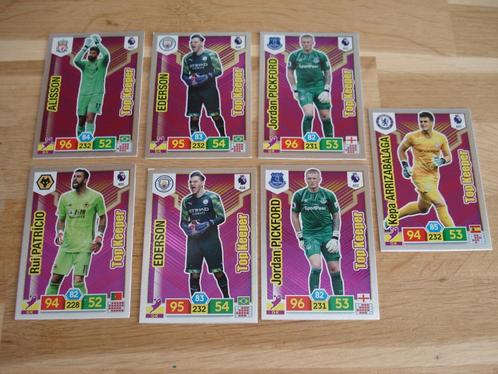 7x Top keeper-Panini Adrenalyn XL Premier League 2019/2020, Verzamelen, Sportartikelen en Voetbal, Zo goed als nieuw, Poster, Plaatje of Sticker