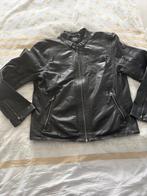 Stoere leren gipsy jas, Ophalen of Verzenden, Zo goed als nieuw, Maat 48/50 (M), Zwart