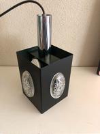 Space age design hanglamp | metaal en glas | jaren 70, Ophalen of Verzenden, Zo goed als nieuw, Metaal, Minder dan 50 cm