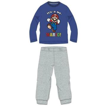 Super Mario Pyjama - Blauw/Grijs - Maat 98 beschikbaar voor biedingen
