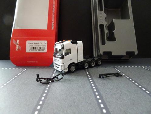 720 herpa 304788 volvo fh16 4-as trekker wit 1:87 truck, Hobby en Vrije tijd, Modelauto's | 1:87, Nieuw, Bus of Vrachtwagen, Herpa