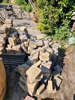 ong. 150 stuks trommelstenen terras 15x15x6 cm, Ophalen, Gebruikt, Overige materialen