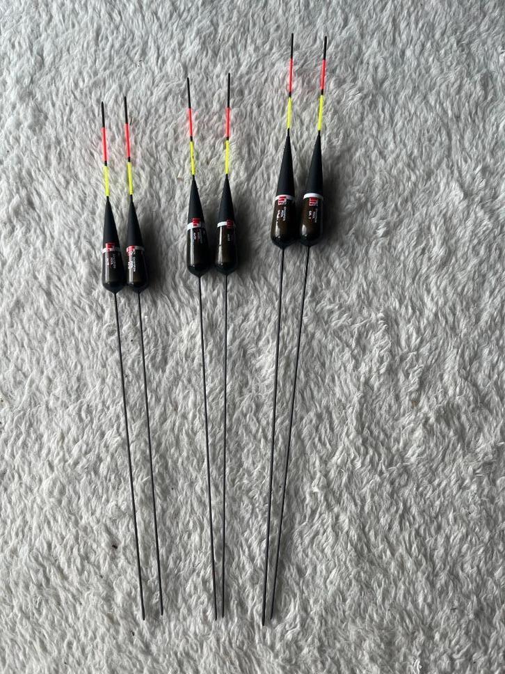 adv 471 /  NIEUW serie 6 dobbers FLY CHAMPION, Watersport en Boten, Hengelsport | Witvissen, Nieuw, Dobber of Lood, Ophalen of Verzenden