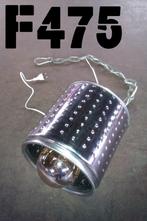 Trommel hanglamp met LED filament peer 125mm, 50 tot 75 cm, Ophalen of Verzenden, Tech dump, Metaal