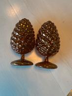 Goudbruine Dennenappels - Kerstdecoratie, Ophalen of Verzenden