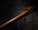 Native Flute F# - Zwarte walnoot met kauri, Ophalen of Verzenden, Nieuw, Overige typen