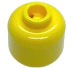 Lego Yellow Minifigure, Head (Plain)  Bloked Open Stud, Gebruikt, Ophalen of Verzenden, Lego, Losse stenen