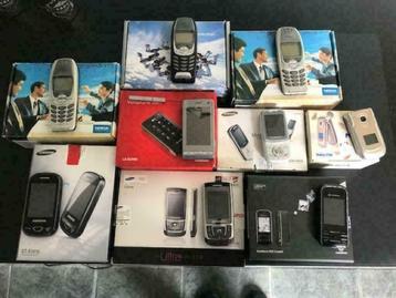 partij mobiele telefoons 9 stuks nokia/samsung/lg  beschikbaar voor biedingen