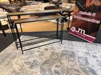 Sidetable 2-Delig goud/zwart Direct/Leverbaar 60%Korting, Huis en Inrichting, Tafels | Sidetables, Ophalen, 100 tot 150 cm, Nieuw