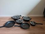 MK pannenset, Ophalen, Gebruikt, Rvs, Pannenset