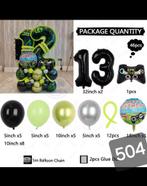 Minecraft ballonnen set, Hobby en Vrije tijd, Feestartikelen, Ophalen of Verzenden, Nieuw, Versiering, Verjaardag