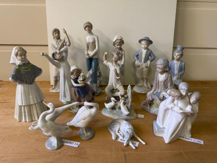 Lladro verzameling (10 stuks) Adv # 48, Antiek en Kunst, Antiek | Porselein, Ophalen