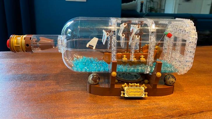 Lego 21313 Ship in a bottle, Kinderen en Baby's, Speelgoed | Duplo en Lego, Zo goed als nieuw, Ophalen of Verzenden