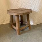 Krukje – Robuust teak - 40 cm - TTM Wonen, Www.ttmwonen.nl, Nieuw, Ophalen of Verzenden, Info@ttmwonen.nl