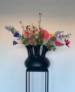 Nieuwe toeterVaas zwart, Huis en Inrichting, Woonaccessoires | Vazen, Overige materialen, Zwart, Nieuw, Ophalen of Verzenden