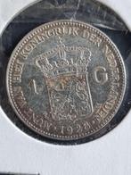 1 Gulden 1928, Postzegels en Munten, Munten | Nederland, 1 gulden, Verzenden, Zilver, Koningin Wilhelmina