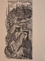 Houtsnede van Fokko Mees, Ophalen of Verzenden