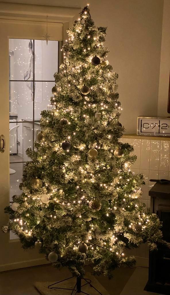 Kunstkerstboom met lampjes, Diversen, Kerst, Zo goed als nieuw, Ophalen