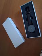 Hologe, Sieraden, Tassen en Uiterlijk, Horloges | Dames, Overige merken, Leer, Staal, Polshorloge