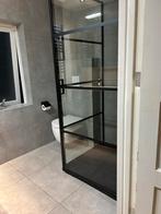 Deur met 8mm glas, Doe-het-zelf en Verbouw, Ophalen, Gebruikt, 80 tot 100 cm, Binnendeur