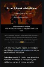 Suzanne en Freek vrijdag 29 mei, Tickets en Kaartjes, Twee personen