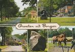 BORGER Boerderij Dorpsgezichten Kei Paarden Groeten, Verzenden, 1980 tot heden, Gelopen, Drenthe