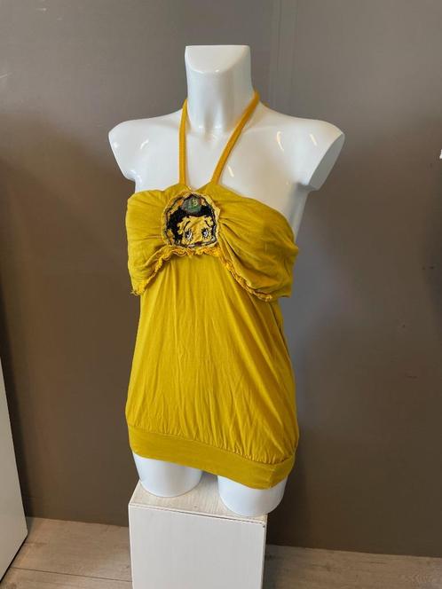Boho hippie top van West Soul maat XS, Kleding | Dames, Tops, Zo goed als nieuw, Maat 34 (XS) of kleiner, Geel, Zonder mouw, Ophalen of Verzenden