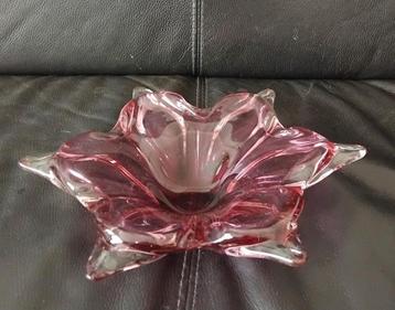 Glazen schaal - Decoratief object beschikbaar voor biedingen