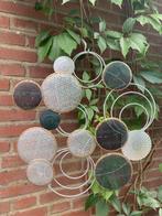 Moderne Metalen Wanddecoratie met Cirkels, Ophalen of Verzenden, Zo goed als nieuw