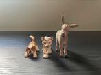 Schleich ezel, hond en witte tijger, Ophalen of Verzenden, Nieuw, Overige soorten, Beeldje of Figuurtje