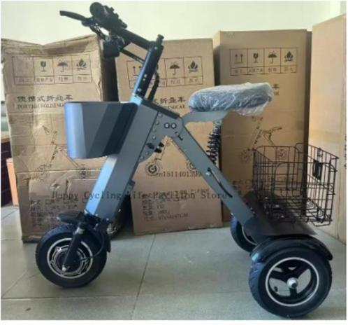 Scootmobiel Elektrische Scooter Volwassen Opvouwbare Driewie, Diversen, Overige Diversen, Nieuw, Ophalen of Verzenden