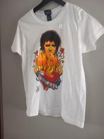 Elvis t shirt Maat S, Maat 46 (S) of kleiner, Ophalen of Verzenden, Wit, Zo goed als nieuw