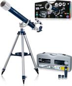 Bresser Junior Telescoop 60/700 - Blauw/Grijs, Audio, Tv en Foto, Optische apparatuur | Telescopen, Ophalen, Lenzentelescoop (refractor)