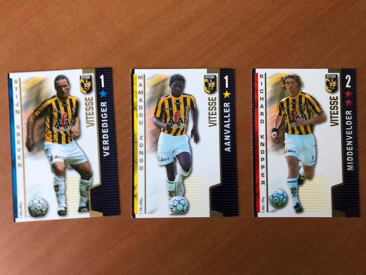ALLSTARS TRADING CARD GAME seizoen 2004-2005 Vitesse, Hobby en Vrije tijd, Stickers en Plaatjes, Zo goed als nieuw, Meerdere plaatjes