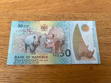 Namibië 30 dollars UNC commemorative  beschikbaar voor biedingen