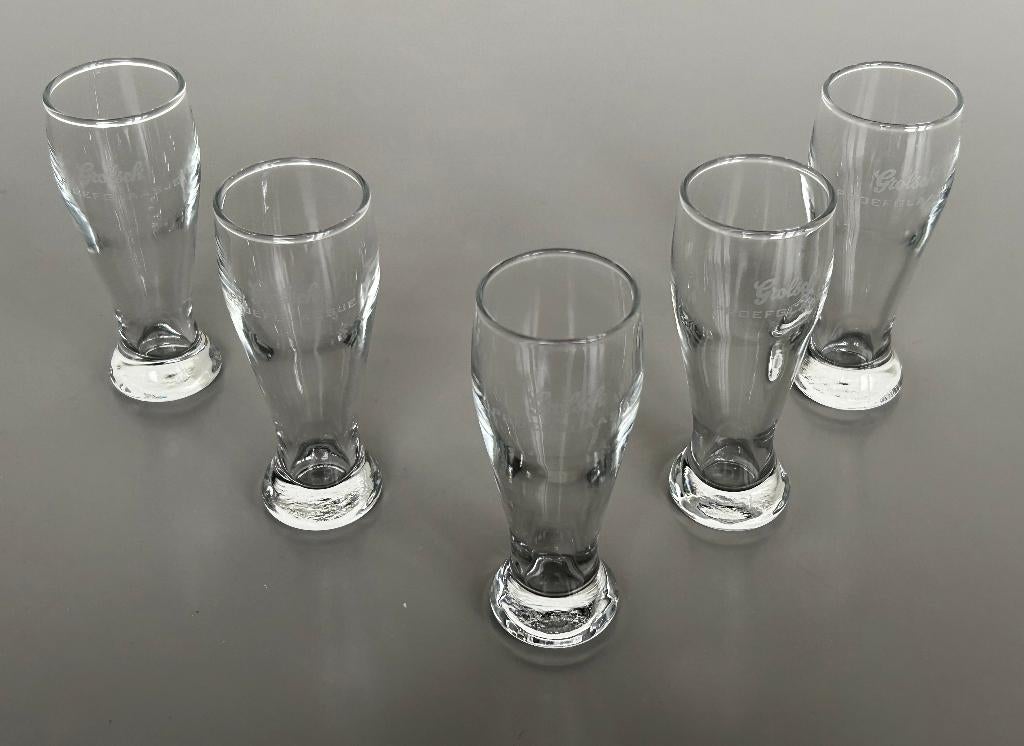 Set van 6 Grolsch proefglaasjes 5CL, Verzamelen, Biermerken, Ophalen of Verzenden, Zo goed als nieuw, Glas of Glazen, Grolsch