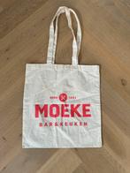 MOEKE Bar & Keuken canvas totebag – beige / rood – shopper, Ophalen of Verzenden, Nieuw, Beige, Shopper