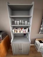 Ikea HAUGA Opbergkast hoog, grijs, 70x46x199 cmIn, Huis en Inrichting, Kasten | Kledingkasten, Ophalen, Overige materialen, Met deur(en)