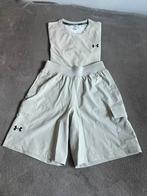 Under Armour zomersetje: heren S, Kleding | Heren, Beige, Under Armour, Ophalen of Verzenden, Zo goed als nieuw