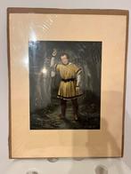 Hand gekleurde prent Shakespeare, Ophalen of Verzenden