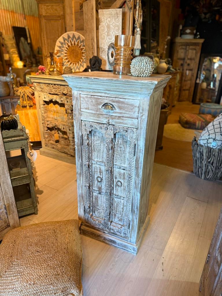 Gave India/Ibiza style kast, Huis en Inrichting, Kasten | Buffetkasten, Ophalen, Nieuw, 25 tot 50 cm, Minder dan 100 cm