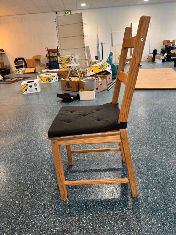 6 Ivar eetkamerstoelen, Huis en Inrichting, Stoelen, Zo goed als nieuw, Vijf, Zes of meer stoelen, Hout, Ophalen