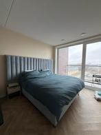 Mooie babyblauw kingsize bed, Japandi, Blauw, Ophalen of Verzenden, Zo goed als nieuw