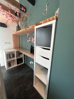 Bureau met opbergruimte, Ophalen, Zo goed als nieuw, Bureau