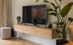 Massief eiken tv-meubel 100-300 tv meubel zwevend tv-meubel, Ophalen of Verzenden, Nieuw, 25 tot 50 cm, Minder dan 100 cm